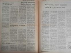 Devlet Milliyetçi Siyasi Haftalık Gazetesi - 18 Ekim 1976 - Sayı:363 - Seçimlerde, Töb-Der'i Yumuşatabilmek İçin, AP, TÖB-DER İşbirliği Başladı - Kooperatifçilerin Karşılaştıkları Güçlükleri Çekinmeden Yazmak Vazifemizdir - Sadık Cemile - ODTÜ'nin Dünü, Bugünü ve Yarını - Osman Çakır - İade Gerekçesindeki Sözü Acaba Kendi İdeolojik Görüşünü mü Açıklıyor? - Arada Bir Sohbet - Bunalım Üzerine - Ahmet Arvasi - Felsefi Doktrinler - Süleyman Hayri Bolay - Türk Milliyetçiliği Fikir Sistemi - Ayhan Tuğcugil - Millet Nedir? Tariflerde Hangisini Esas Almalıyız? - Milli Eğitimde Yeni Bir Üstündağ Devri Mi? - Komünizm, İnsan İdrakinin Hudlarını Zorlamaktadır - Aleksander Soljenistin - Okumayı Bilmek - Alper Aksoy - Ayşen Tuğba - Milli Eğitim Bakanlığında Yeni Gelişmeler fotoğraf ve haberi - Tam Takım Gazete