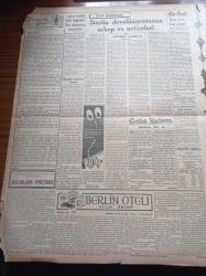 Vatan Gazetesi - 28 Eylül 1949 - Ahmet Emin Yalman - Atom Bombası Meselesi Avam Kamerasında - Eisenhower'den Kara Efeye Mektup - Çin Rusya'yı Birleşmiş Milletlere Şikayet Etti - Hindistan'ın İlk Türk Büyükelçisi Divan Şaman Lall Gidiyor - Sterlin Devalüasyonunun Sebep Ve Neticeleri - Berlin Oteli Yazan Vicki Baum Yazı Dizisi - Beşiktaş Suriye Muhteliti Maçı - Demokrat Parti Balat Ocağının Senelik Kongresi - Mübarek Kurban Bayramı - Ermeni Ruhanileri Arasındaki İhtilaf - Devlet Bakanı Cemil Sait Barlas - Van'da 33 Vatandaşı Kurşuna Dizmekten Mesul Görülenlerin Muhakemesine Bugün De Devam Edilmiştir - Şekerci Ali Muhiddin Hacı Bekir - Beykoz Kundura Fabrikası - Sümerbank - Sheaffers'in Yeni Touch Down Dolma Kalemi - Good Year - Lili Yumakları - Ronson Çakmak - Radyolin Diş Macunu