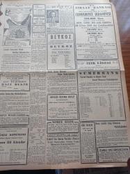 Vatan Gazetesi - 28 Eylül 1949 - Ahmet Emin Yalman - Atom Bombası Meselesi Avam Kamerasında - Eisenhower'den Kara Efeye Mektup - Çin Rusya'yı Birleşmiş Milletlere Şikayet Etti - Hindistan'ın İlk Türk Büyükelçisi Divan Şaman Lall Gidiyor - Sterlin Devalüasyonunun Sebep Ve Neticeleri - Berlin Oteli Yazan Vicki Baum Yazı Dizisi - Beşiktaş Suriye Muhteliti Maçı - Demokrat Parti Balat Ocağının Senelik Kongresi - Mübarek Kurban Bayramı - Ermeni Ruhanileri Arasındaki İhtilaf - Devlet Bakanı Cemil Sait Barlas - Van'da 33 Vatandaşı Kurşuna Dizmekten Mesul Görülenlerin Muhakemesine Bugün De Devam Edilmiştir - Şekerci Ali Muhiddin Hacı Bekir - Beykoz Kundura Fabrikası - Sümerbank - Sheaffers'in Yeni Touch Down Dolma Kalemi - Good Year - Lili Yumakları - Ronson Çakmak - Radyolin Diş Macunu