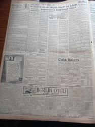 Vatan Gazetesi - 30 Eylül 1949 - Sovyet Rusya Yugoslavya İle Dostluk Paktını Feshetti - Stalin Tito İhtilafını Canlandıran Sembolik Bir Resim - Profesör Naili Kubalı'nın İstifasının Akisleri - Celal Bayar Jandarmanın Seçimde İşi Yoktur - Hamit Şevket İnce'ye Cevap - Truman'ın İmzalayacağı Tarihi Bir Vesika - Hac Mektupları Yazı Dizisi - Berlin Oteli Yazan Vicki Baum Yazı Dizisi - Yeni Amerikan Başkonsolosu La Verne Baldwin-  Cumhurbaşkanı İsmet İnönü Yakup Kadri Karaosmanoğlu'nu Kabul Etti - 3. Büyük Harp ve Atom Bombasına Bağlanan Ümit - Ses Tiyatrosu - Yıldız Sineması - Ankara'da Yapılan Atletizm Müsabakaları - Brasso Maden Cilası - Arı Pirinç Unu - Şehir Dram Tiyatrosunda Faust Sahneye Koyan Muhsin Ertuğrul - Sümerbank - Vasfi Rıza Zobu