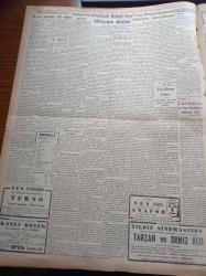 Vatan Gazetesi - 30 Eylül 1949 - Sovyet Rusya Yugoslavya İle Dostluk Paktını Feshetti - Stalin Tito İhtilafını Canlandıran Sembolik Bir Resim - Profesör Naili Kubalı'nın İstifasının Akisleri - Celal Bayar Jandarmanın Seçimde İşi Yoktur - Hamit Şevket İnce'ye Cevap - Truman'ın İmzalayacağı Tarihi Bir Vesika - Hac Mektupları Yazı Dizisi - Berlin Oteli Yazan Vicki Baum Yazı Dizisi - Yeni Amerikan Başkonsolosu La Verne Baldwin-  Cumhurbaşkanı İsmet İnönü Yakup Kadri Karaosmanoğlu'nu Kabul Etti - 3. Büyük Harp ve Atom Bombasına Bağlanan Ümit - Ses Tiyatrosu - Yıldız Sineması - Ankara'da Yapılan Atletizm Müsabakaları - Brasso Maden Cilası - Arı Pirinç Unu - Şehir Dram Tiyatrosunda Faust Sahneye Koyan Muhsin Ertuğrul - Sümerbank - Vasfi Rıza Zobu