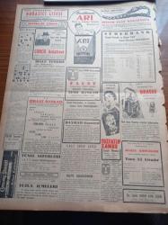 Vatan Gazetesi - 30 Eylül 1949 - Sovyet Rusya Yugoslavya İle Dostluk Paktını Feshetti - Stalin Tito İhtilafını Canlandıran Sembolik Bir Resim - Profesör Naili Kubalı'nın İstifasının Akisleri - Celal Bayar Jandarmanın Seçimde İşi Yoktur - Hamit Şevket İnce'ye Cevap - Truman'ın İmzalayacağı Tarihi Bir Vesika - Hac Mektupları Yazı Dizisi - Berlin Oteli Yazan Vicki Baum Yazı Dizisi - Yeni Amerikan Başkonsolosu La Verne Baldwin-  Cumhurbaşkanı İsmet İnönü Yakup Kadri Karaosmanoğlu'nu Kabul Etti - 3. Büyük Harp ve Atom Bombasına Bağlanan Ümit - Ses Tiyatrosu - Yıldız Sineması - Ankara'da Yapılan Atletizm Müsabakaları - Brasso Maden Cilası - Arı Pirinç Unu - Şehir Dram Tiyatrosunda Faust Sahneye Koyan Muhsin Ertuğrul - Sümerbank - Vasfi Rıza Zobu