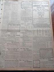 Vatan Gazetesi - 1 Ekim 1949 - Cumhurbaşkanı İsmet İnönü İç Ve Dış Siyaseti Açıkladı - Macaristan Da Yugoslavya İle Dostluk Paktını Feshetti - Gökten İnmeyen Ayetler - Doktor Lütfi Kırdar - Doktor Behçet Uz - Bursa Valisi Haşim İşcan - 1949 50 Marshall Yardım Programı- Berlin Oteli Yazan Vicki Baum Yazı Dizisi - Başbakan Şemsettin Günaltay - Altın Stoku Azalıyor - Çaykovski'nin Bir Eseri Bulundu - Atom Enerjisinin Kontrolü Müzakeresi- Atlas Sineması - Melek Sineması - Meşhur Şekerci Ali Muhiddin Hacı Bekir - Ordu Atı Şampiyonası Konkur Komple Yarışması - En Son Çıkan Türkçe Plaklar - Çapamarka - Henley Lastikleri - Meşhur Devry Sinema Makinaları
