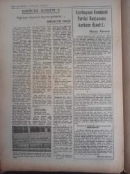 Devlet Milliyetçi Siyasi Haftalık Gazetesi - 31 Mayıs 1976 - Sayı:343 - Sağ Düşünce Komünist ve Bölücülerin Oyununa Gelmeyecektir - Milletten Devlet'e  Tapulamada Yan Ödeme ve Harcırah Konusu - Kimin Samimi, Kimin Art Niyetli Olduğu Sözleriyle Ortada - Ülkücülere Yenilen Sol, Sağ Cepheye Nifak Sokuyor - İhsan Karaçam - Ülkü Yolunda - Bilge Erdem - Feth-i Mübin Aşkına - Cezmi Kırımlıoğlu - Felsefi Doktrinler - Süleyman Hayri Bolay - Alparslan Türkeş - İlkokulda Suç ve Ceza - Yüksel Onaçan - Kerkük'ten İntibalar - Burhanettin Özbilici - Ahmet araca - Azerbaycan Komünist Partisi Başkanının Korkunç İfşaatı - Sosyal ve Kültürel Faaliyetler - Ortak Pazar ve Türkiye - Nuri Gürgür - Dış Ödemeler Dengemiz Geçiş Dönemi Boyunca Devamlı Aleyhimize Bozuldu fotoğraf ve haberi - Tam Takım Gazete