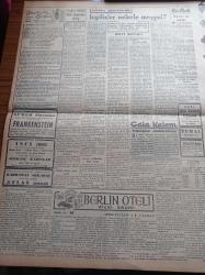 Vatan Gazetesi - 20 Eylül 1949 - Onbeş Devlet Parasını Düşürdü - Sterlinin Düşürülmesi Para Piyasasını Sarstı - Maliye Bakanı İsmail Rüştü Aksal'ın Beyanatı - Mareşal Tito Trieste'yi İtalya'ya Verecekmiş - Sabahattin Ali Davası - Aziz Nesin Kayboldu Polis Tarafından Aranıyor - Seçim Kanunu Çalışmaları - Celal Bayar - Nihat Erim Türkiye Küçük Bir Amerika Olacak - Berlin Oteli Yazan Vicki Baum Yazı Dizisi - Denizyolları Hac Seferinden Zarar Ediyor - Filistin Uzlaştırma Komisyonu Newyork'ta Toplanıyor - Frankenstein Sümer Sinemasında - İnci Sineması - Beşiktaş İlçe Seçim Kurulu Başkanlığı - Milletvekili Seçimleri - Arı Pirinç Unu - Bulmaca - Radyo - Dentol Diş Macunu - Sheaffers'in Yeni Touch Down Dolma Kalemi