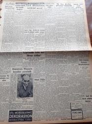 Vatan Gazetesi - 20 Eylül 1949 - Onbeş Devlet Parasını Düşürdü - Sterlinin Düşürülmesi Para Piyasasını Sarstı - Maliye Bakanı İsmail Rüştü Aksal'ın Beyanatı - Mareşal Tito Trieste'yi İtalya'ya Verecekmiş - Sabahattin Ali Davası - Aziz Nesin Kayboldu Polis Tarafından Aranıyor - Seçim Kanunu Çalışmaları - Celal Bayar - Nihat Erim Türkiye Küçük Bir Amerika Olacak - Berlin Oteli Yazan Vicki Baum Yazı Dizisi - Denizyolları Hac Seferinden Zarar Ediyor - Filistin Uzlaştırma Komisyonu Newyork'ta Toplanıyor - Frankenstein Sümer Sinemasında - İnci Sineması - Beşiktaş İlçe Seçim Kurulu Başkanlığı - Milletvekili Seçimleri - Arı Pirinç Unu - Bulmaca - Radyo - Dentol Diş Macunu - Sheaffers'in Yeni Touch Down Dolma Kalemi