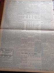 Vatan Gazetesi - 20 Eylül 1949 - Onbeş Devlet Parasını Düşürdü - Sterlinin Düşürülmesi Para Piyasasını Sarstı - Maliye Bakanı İsmail Rüştü Aksal'ın Beyanatı - Mareşal Tito Trieste'yi İtalya'ya Verecekmiş - Sabahattin Ali Davası - Aziz Nesin Kayboldu Polis Tarafından Aranıyor - Seçim Kanunu Çalışmaları - Celal Bayar - Nihat Erim Türkiye Küçük Bir Amerika Olacak - Berlin Oteli Yazan Vicki Baum Yazı Dizisi - Denizyolları Hac Seferinden Zarar Ediyor - Filistin Uzlaştırma Komisyonu Newyork'ta Toplanıyor - Frankenstein Sümer Sinemasında - İnci Sineması - Beşiktaş İlçe Seçim Kurulu Başkanlığı - Milletvekili Seçimleri - Arı Pirinç Unu - Bulmaca - Radyo - Dentol Diş Macunu - Sheaffers'in Yeni Touch Down Dolma Kalemi