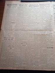 Vatan Gazetesi - 2 Eylül 1949 - Marshall Planı Hakkında Beklenmedik Rapor - Amerikan Başkanı Truman'ın 2. Cihan Harbinin Yıldönümü Dolayısıyla Beyanatı- İstanbul Valisi Lütfü Kırdar - Celal Bayar'ın Yarın Söyleyeceği Nutuk - Başbakan Şemsettin Günaltay'ın Nutukları - İstanbul Radyosu Neşriyata Başladı - Berlin Oteli Vicki Baum Yazı Dizisi - Mev'ud Cennet Nerede - Feridun Fazıl Tülbentçi - Bakırköy'de Bir Hayvan Sergisi Açılıyor - Kasım Gülek - Ankara'da Tenis Birincilikleri Başladı - Fenerbahçe Ankara'ya Gitti - Sterlin Dolar Rekabeti Arttı - Dörtler Turnuvası - Arı Pirinç Unu - Bursa Pazarı Hasan Hüsnü Mahdumu Nazmi Sipahioğlu