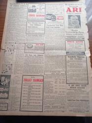 Vatan Gazetesi - 2 Eylül 1949 - Marshall Planı Hakkında Beklenmedik Rapor - Amerikan Başkanı Truman'ın 2. Cihan Harbinin Yıldönümü Dolayısıyla Beyanatı- İstanbul Valisi Lütfü Kırdar - Celal Bayar'ın Yarın Söyleyeceği Nutuk - Başbakan Şemsettin Günaltay'ın Nutukları - İstanbul Radyosu Neşriyata Başladı - Berlin Oteli Vicki Baum Yazı Dizisi - Mev'ud Cennet Nerede - Feridun Fazıl Tülbentçi - Bakırköy'de Bir Hayvan Sergisi Açılıyor - Kasım Gülek - Ankara'da Tenis Birincilikleri Başladı - Fenerbahçe Ankara'ya Gitti - Sterlin Dolar Rekabeti Arttı - Dörtler Turnuvası - Arı Pirinç Unu - Bursa Pazarı Hasan Hüsnü Mahdumu Nazmi Sipahioğlu