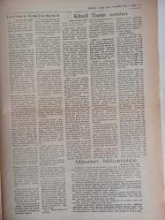 Devlet Milliyetçi Siyasi Haftalık Gazetesi - 22 Mart 1976 - Sayı:333 - Türkiye Ege'de Önüne Çekilmek İstenen Yunan Duvarını Yıkmalıdır - Fikret Akkuzu - Haftanın İçinden - Anarşi İki Fakülte ve Haysiyeti Adına İki Davranış - Türkiye Ege'de Önüne Çekilmek İstenen Yunan Duvarını Yıkmalıdır - Milletten Milliyetçiliğe - Bilge Erdem - Makina Yapan Fabrikalar Kurmadıkça Türk Ekonomoisi Çıkmazdan Kurtulamaz-  Yasemin Taşer ile Şevket Bülent Yahnici Nişanlandı - Çanakkale'den Ege'ye - Nuri Gürgür - Sağ ve Sol Tarifleri Üzerine Bir İnceleme - Muharrem Çakar - Fertlerin Mücadeledeki Yeri - Erdal Altay Balkanlı - Sömürgelerde Sermaye Birikimi Önleniyor - Taha Akyol - Milliyetçi Hareketin Bitlis'teki Gelişmesi - Milli Eğitim Bakanına İkinci Mektup - Halklara Özgürlük - İşgale Nihayet Kıbrısa Hürriyet - Kamil Turan Soruları - Milletten Milliyetçiliğe - Solun Sonu - Dev Genç'in İzindekiler fotoğraf ve haberi - Tam Takım Gazete