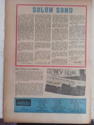 Devlet Milliyetçi Siyasi Haftalık Gazetesi - 22 Mart 1976 - Sayı:333 - Türkiye Ege'de Önüne Çekilmek İstenen Yunan Duvarını Yıkmalıdır - Fikret Akkuzu - Haftanın İçinden - Anarşi İki Fakülte ve Haysiyeti Adına İki Davranış - Türkiye Ege'de Önüne Çekilmek İstenen Yunan Duvarını Yıkmalıdır - Milletten Milliyetçiliğe - Bilge Erdem - Makina Yapan Fabrikalar Kurmadıkça Türk Ekonomoisi Çıkmazdan Kurtulamaz-  Yasemin Taşer ile Şevket Bülent Yahnici Nişanlandı - Çanakkale'den Ege'ye - Nuri Gürgür - Sağ ve Sol Tarifleri Üzerine Bir İnceleme - Muharrem Çakar - Fertlerin Mücadeledeki Yeri - Erdal Altay Balkanlı - Sömürgelerde Sermaye Birikimi Önleniyor - Taha Akyol - Milliyetçi Hareketin Bitlis'teki Gelişmesi - Milli Eğitim Bakanına İkinci Mektup - Halklara Özgürlük - İşgale Nihayet Kıbrısa Hürriyet - Kamil Turan Soruları - Milletten Milliyetçiliğe - Solun Sonu - Dev Genç'in İzindekiler fotoğraf ve haberi - Tam Takım Gazete