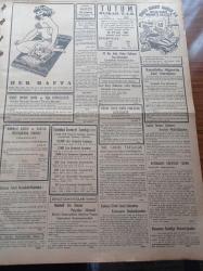 Vatan Gazetesi - 3 Eylül 1949 - Türkiye'nin Büyük Kalkınma Programı - Devlet Bakanı Cemil Sait Barlas'ın Beyanatı - Eski Üniversite Rektörü Cemil Bilsel Vefat Etti -  Cahide Sonku Fahri Olarak Şehir Tiyatrosuna Dönüyor - Başbakan Şemsettin Günaltay Erzincan'da Belediyeyi Tenkid Etti - Celal Bayar Mühim Bir Nutuk İrad Ediyor - Ağrı Dağında Nuh'un Gemisi Aranıyor - Sabahattin Ali Öldürüleceğini Biliyormuş -  Berlin Oteli Yazan Vicki Baum Yazı Dizisi - At Yarışları Başlıyor - İsmet İnönü Bugün Amiral Power'i Konuk Edecek - Atatürk Ve Doktor Şerafettin Bürge'ye Göre İstanbul - Tutum Bankası - İzmir Fuarı - John Deere Traktör Ve Ziraat Makinaları - Şişli Terakki Lisesi - Hac Seferleri Başladı - Ali Muhiddin Hacı Bekir - Ronson Çakmak - Pendik Palas