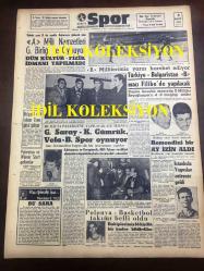GÜNLÜK SPOR GAZETESİ - 3 ARALIK 1958 - TÜRKİYE - BULGARİSTAN MİLLİ MAÇI - PALMEIROS VE WIENER SPORT GELİYORLAR - MUVAKKAR EKREM TALU - TÜRKİYE, POLONYA BASKETBOL MAÇI - REMONDINI BİR AY İZİN ALDI - HASAN PAŞA FIRINI LALELİ - YILIN 5 SPORCUSU - İSLAM ÇUPİ - REŞAT ERTE - SUAT YILDIRIM - ÇAVLI ÇULFAZ - OKUL YURTLARINDAN, İSTANBUL KIZ LİSESİ - MURAT ERSİN - TÜRK TİCARET BANKASI