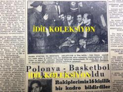 GÜNLÜK SPOR GAZETESİ - 3 ARALIK 1958 - TÜRKİYE - BULGARİSTAN MİLLİ MAÇI - PALMEIROS VE WIENER SPORT GELİYORLAR - MUVAKKAR EKREM TALU - TÜRKİYE, POLONYA BASKETBOL MAÇI - REMONDINI BİR AY İZİN ALDI - HASAN PAŞA FIRINI LALELİ - YILIN 5 SPORCUSU - İSLAM ÇUPİ - REŞAT ERTE - SUAT YILDIRIM - ÇAVLI ÇULFAZ - OKUL YURTLARINDAN, İSTANBUL KIZ LİSESİ - MURAT ERSİN - TÜRK TİCARET BANKASI