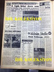 GÜNLÜK SPOR GAZETESİ - 3 ARALIK 1958 - TÜRKİYE - BULGARİSTAN MİLLİ MAÇI - PALMEIROS VE WIENER SPORT GELİYORLAR - MUVAKKAR EKREM TALU - TÜRKİYE, POLONYA BASKETBOL MAÇI - REMONDINI BİR AY İZİN ALDI - HASAN PAŞA FIRINI LALELİ - YILIN 5 SPORCUSU - İSLAM ÇUPİ - REŞAT ERTE - SUAT YILDIRIM - ÇAVLI ÇULFAZ - OKUL YURTLARINDAN, İSTANBUL KIZ LİSESİ - MURAT ERSİN - TÜRK TİCARET BANKASI
