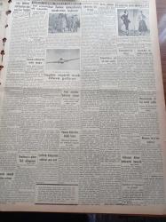 Vatan Gazetesi -15 Eylül 1949 - Bulgaristan'a Sert Bir Nota Verdik - Şiddetli Yağmurun Yaptığı Tahribat - Komünizm Tehlikesine Karşı İngiliz Amerikan Müşterek Siyaset Kararlaştırıyor - Romanya'nın Bir İddiası Yugoslavya Romanya'yı İşgal Etmek istiyormuş - Celal Bayar Geliyor - Strazburg'a Giden Türk Delegeleri - Tahsin Bekir Balta - Kasım Gülek - Adenauer Alman Kabinesini Kuracak - İngiliz Tepkili Uçak Filosu Geliyor - Berlin Oteli Yazan Vicki Baum Yazı Dizisi - Van'da 33 Vatandaşın Öldürülmesi - Dolapdere Zibada Tabanca Düellosu - Newyork'tan Kaliforniya'ya Bedava Seyahat Yazı Dizisi -  Cemiyet Hayatı - Parker Dolma Kalemi - Ziraat Bankası - Radyo - Bulmaca - Belar Sinir Kolonyası - Türkiye Şeker Fabrikaları Anonim Şirketinden Besi Domuzu Satışı