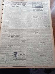 Vatan Gazetesi - 16 Eylül 1949 - Bulgarlar Bir Tebliğ Neşretti - Soğuk Harbe Son Verilecek - Ankara'da Alaka Uyandıran Dava - Güreşçi Ali Özdemir'in Beden Terbiyesi Genel Müdürlüğü Aleyhine Açtığı Davaya Bakıldı - Marshall Yardımı - Demokrat Parti Başkanı Celal Bayar Şahsiyat Çukuruna Düşmek İstemiyoruz - Almanya Rusya İle Dost Olamaz - Refah Şehitlerinin Yetimlerine Verilen Para İstirdat Ediliyor - Göynük Ormanı Cinayeti - Berlin Oteli Yazan Vicki Baum Yazı Dizisi - Bestekar Osman Nihad'ın Açtığı Dava - Gandi'nin Vaşingtonda Heykeli Dikiliyor - Yakup Kadri Karaosmanoğlu Dün Geldi - Nuh'un Gemisi Peşinde Yazı Dizisi - Ordu Futbol Takımı - Renan Fosforoğlu Tiyatrosu - Lig Maçları Fikstürü Değişmiyor - İsveç Volvo Kamyonları - Arı Pirinç Unu - Hasan Kolonyası Losyonları Parfümleri - Austin A 40 Pick Up - Otomatik Kadranlı Atea Telefonları - Mehmet Kavala - Veliefendi'de At Yarışları