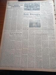 Vatan Gazetesi - 18 Eylül 1949 - Atlantik Konseyi Müdafaa Planı - Başbakan Yardımcısı Nihat Erim'in Anadolu Ajansına Beyanatı - Fenerbahçe Demirspor'u Galatasaray Altay'ı Yendi - Türkiye'de İşçi Davası - Stalin Mareşal Tito İle Anlaşmak İstemiş - İsmet İnönü - Türkiye'ye Yapılacak Askeri Yardım - Berlin Oteli Yazan Vicki Baum Yazı Dizisi - Feridun Fazıl Tülbentçi - Doktor Tarık Zafer Tunaya Tarih Neşriyatı - Atlas Sineması - Özel Şişli Terakki Lisesi - İkinci Dünya Harbini Tek Başına Durdurmak İsteyen Adam - Rudolf Hess - Ecnebi Karikatürleri - Eski Beyoğlu Yazı Dizisi - Nimet Ve Celile Danişmend Resim Sergisi Açıldı - New York'tan Kaliforniya'ya Bedava Seyahat Yazı Dizisi - P&H Ekskavator - Veliefendi'de At Yarışları - Siemens - Good Year - Hacı Nazif Çelebi