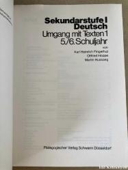 Sekundarstufe I Deutsch Umgang mit Texten 1 - Karl Heinrich Fingerhut / Otfried Hoppe / Martin Hussong - Almanca Kitap
