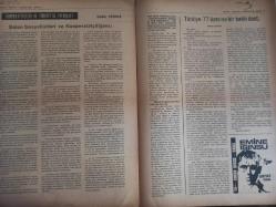 Devlet Milliyetçi Siyasi Haftalık Gazetesi - 25 Ocak 1977 - Sayı:377 - Kültür Yoksunu Muhterisler Her Cinayetin Arkasında Baykuş Gibi Tünüyorlar - Bakanlık İçindeki Çaşıt Kim? - Mehmet Özkan - Türkeş Karaoğlana - Türk Milletini Bir Bütün Olarak Sevme Hareketi - Osman Çakır - TRT'nin Sandöviç Taktiği - Parti Adına Değil Memleket Adına İstekler - Ülkücü Avı Devam Ediyor - Egemen Güçler Kimlerdir - Mustafa Gümüş - Milli Varlık ve Gayelerimiz Bakımından Türk Tarih ve Kültürünün Ehemmiyeti - Salon Sosyalistleri ve Kooperatifçiliğimiz - Sadık Cemile - Türkiye 77 Üzerine Bir Batılı Dost - Emine Işınsu - İlmin Gayesi ve Metodu - Milliyetçiler Ya - Abdülhadi Topallıoğlu fotoğraf ve haberi - Tam Takım Gazete