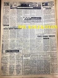GÜNLÜK SPOR GAZETESİ - 27 EYLÜL 1958 - KADRİ AYTAÇ'A GÖRE GALATASARAY FENERBAHÇE MAÇI - KARAGÜMRÜK ADALET'LE BERABERE KALDI 0-0 - AYDOĞAN BECİT - TURGUT ATAKOL BAŞKAN SEÇİLDİ - BERLİN KARMASI ANKARA'DA - AYDOĞAN BECİT - GÜNGÖR ERDAL - SİNEMA, FİLM SAYFASI - ÇAVLI ÇULFAZ - MURAT ERSİN - NAZİF OTURGAN - TÜRKİYE PİRAT ŞAMPİYONASI BUGÜN BAŞLIYOR - FAY TEMİZLEYİCİ REKLAMI, NECİP AKAR
