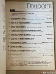 DİALOGUE : Ethics in İnternational Affaris 2:1991 / Robert J. Myers - Economics Without Borders / Miles Kahler - Managing The Innovation Explosion / Kenneth H. Keller - İngilizce Dergi