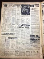 GÜNLÜK SPOR GAZETESİ - 20 EYLÜL 1958 - KARAGÜMRÜK, BEYOĞLUSPOR 3-2 - ADALET, VEFA'YA KARŞI ŞANSLIDIR - FENERBAHÇE BUGÜN BURSA'YA GİDİYOR - NAZİF OTURGAN, G. ÇIRAY BALKAN REKORU KIRDI - İSLAM ÇUPİ - NEJAT ALTAY - İHSAN BİRİCİK - SİNEMA, FİLM SAYFASI - ÇAVLI ÇULFAN - MURAT ERSİN - M. REŞİD. BAYBURD - MUVAKKAR EKREM TALU - ŞEREF SEVER - AT YARIŞLARI KOŞULARIN PROGRAMI - 1958 BALKAN ATLETİZM ŞAMPİYONASI