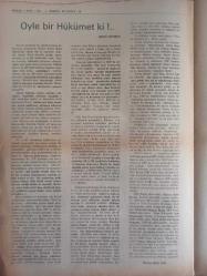 Devlet Milliyetçi Siyasi Haftalık Gazetesi - 4 Temmuz 1977 - Sayı:400 - Ecevit Hükümeti Geldiği Gibi Gitti - Türklüğün Sembolü Bozkurt'a Bile Tahammül Edemeyen Karaoğlan'ın ''Sınırsız Fikir Özgürlüğü'' Yalnız Çinci ve Rusçu Komünistler İçin Midir? - Yeni Döneme Girerken - Yoldaş Üstündağ - Korutürk'ün Yemeğinde Devlet Protokolü Çiğnendi mi? - İşgalci Kabinenin Marifetleri Hızla Artıyor - Rüşvetli Güven Oylaması - Karaoğlanı Ziyarete Zorlananlar ve Egemen Güçler Yargıtay Başkanı - Seçimlerden Önce: MHP'ye Karşı Alman Basını ve CHP İşbirliği - Köylülerin Ürünlerini Pazarlamak İçin Teşkilatlanmaları - Turan Aydın - Üç Parti Oturuma İştirak Etmeyince CHP'liler Kendileri Söyledi, Kendileri Dinledi - Konya Seçimlerine İtiraz Eden CHP Haksız Görüldü - Öyle Bir Hükümet Ki! - Oktay Oğuzhan - Karaoğlan ve TRT, Giriş İmtihanları Olaysız Geçti Dedi Ama - Ayhan Tuğcugil - CHP'liler Olaylar Azaldı Diyor Ama, Gerçekler Tam Tersini Söylüyor fotoğraf ve haberi - Tam Takım Gazete