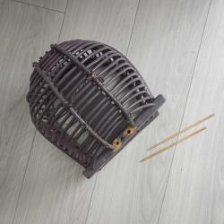 Antika - Osmanlı Dönemi El Yapımı Ahşap Keklik Kafesi