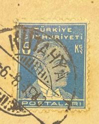 Mektup Zarfından Kesilmiş  / Postadan Geçmiş Pul Filateli - 6 Ağustos 1940 Kütahya Damgalı - ATATÜRK, 6 KURUŞ - Türkiye Cumhuriyeti