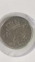 HOLLANDA 1973 25 CENT