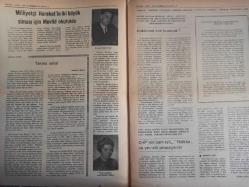 Devlet Milliyetçi Siyasi Haftalık Gazetesi - 20 Haziran 1977 - Sayı:399 - CHP'nin İktidarı İç Barışı Değil, İç Savaşı Davet Eder - Milliyetçi Hareket'in İki Büyük Siması İçin Mevlid Okutuldu - Dündar Taşer - Takma Sakal - Mehmet Özkan - Hükümeti Kim Kuracak? - Muzaffer Türkeş - CHP'nin Bam Teli ''Halklar'' ve Yeminli Propaganda - Üç Milyon Mükerrer Seçmen ve Komünistlerin Desteğindeki CHP - İç Barışa mı İç Savaşa mı Gideriz? - MHP Seçim Sonuçlarını Değerlendirmek Üzere Bir Komite Kurdu - Köklü Tedbir Üniversite Çoğaltmak mı? - Üniversiteye Olan Suni Rağbeti Azaltmak mı ? - Nizamettin Kazancı - Emine Işınsu - Milli Menfaatleri Kendi Öz Çıkarmın Üstünde Tutan Bir Kadronun İş Başına Geçmesi Gerekmektedir - Yavuz Cinbiş - MHP'nin 16 Milletvekili Ayran Şöleniyle Basına Tanıtıldı - CHP Kooperatiflerdeki Usulsüzlüklere Soruşturma Açtırmamıştır - Sadık Asilce - Komünist Silahlı Tedhiş Bütün Hızıyla Devam Ediyor - MHP Felaketzedelere Sahip Çıktı fotoğraf ve haberi - Tam Takım Gazete