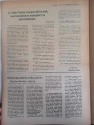 Devlet Milliyetçi Siyasi Haftalık Gazetesi - 20 Haziran 1977 - Sayı:399 - CHP'nin İktidarı İç Barışı Değil, İç Savaşı Davet Eder - Milliyetçi Hareket'in İki Büyük Siması İçin Mevlid Okutuldu - Dündar Taşer - Takma Sakal - Mehmet Özkan - Hükümeti Kim Kuracak? - Muzaffer Türkeş - CHP'nin Bam Teli ''Halklar'' ve Yeminli Propaganda - Üç Milyon Mükerrer Seçmen ve Komünistlerin Desteğindeki CHP - İç Barışa mı İç Savaşa mı Gideriz? - MHP Seçim Sonuçlarını Değerlendirmek Üzere Bir Komite Kurdu - Köklü Tedbir Üniversite Çoğaltmak mı? - Üniversiteye Olan Suni Rağbeti Azaltmak mı ? - Nizamettin Kazancı - Emine Işınsu - Milli Menfaatleri Kendi Öz Çıkarmın Üstünde Tutan Bir Kadronun İş Başına Geçmesi Gerekmektedir - Yavuz Cinbiş - MHP'nin 16 Milletvekili Ayran Şöleniyle Basına Tanıtıldı - CHP Kooperatiflerdeki Usulsüzlüklere Soruşturma Açtırmamıştır - Sadık Asilce - Komünist Silahlı Tedhiş Bütün Hızıyla Devam Ediyor - MHP Felaketzedelere Sahip Çıktı fotoğraf ve haberi - Tam Takım Gazete