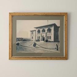 Türkiye Büyük Millet Meclisi İkinci Binası Büyük Boy Sonradan Basım ( 1980'ler ) Orijinal Fotoğraf.