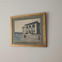 Türkiye Büyük Millet Meclisi İkinci Binası Büyük Boy Sonradan Basım ( 1980'ler ) Orijinal Fotoğraf.