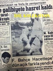GÜNLÜK SPOR GAZETESİ - 15 EYLÜL 1958 - ÜÇ HAFTADAN BERİ GOL ATAMAYAN GALATASARAY, VEFA İLE YENİŞEMEDİ - FENERBAHÇE, HACETTEPE'Yİ DÜN AÇIK FARKLA YENDİ 4-1 - NECDET APAK SİGORTACILIK - SİNEMA, FİLM SAYFASI - MUVAKKAR EKREM TALU - TÜRK TİCARET BANKASI - MUVAKKAR EKREM TALU - KASIMPAŞA, BEŞİKTAŞ'I 2-0 YENDİ - KADIN DÜNYASI, SİNEMA, TİYATRO,  MAGAZİN, SPOR, SABRİ ÖZAKAR - AT YARIŞI KOŞULARI NETİCELERİ - HASAN PAŞA FIRINI LALELİ - BEYLERBEYİ 2 - 2 SÜLEYMANİYE - GALATASARAY, VEFA - NAZMİ BARİ