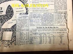GÜNLÜK SPOR GAZETESİ - 15 EYLÜL 1958 - ÜÇ HAFTADAN BERİ GOL ATAMAYAN GALATASARAY, VEFA İLE YENİŞEMEDİ - FENERBAHÇE, HACETTEPE'Yİ DÜN AÇIK FARKLA YENDİ 4-1 - NECDET APAK SİGORTACILIK - SİNEMA, FİLM SAYFASI - MUVAKKAR EKREM TALU - TÜRK TİCARET BANKASI - MUVAKKAR EKREM TALU - KASIMPAŞA, BEŞİKTAŞ'I 2-0 YENDİ - KADIN DÜNYASI, SİNEMA, TİYATRO,  MAGAZİN, SPOR, SABRİ ÖZAKAR - AT YARIŞI KOŞULARI NETİCELERİ - HASAN PAŞA FIRINI LALELİ - BEYLERBEYİ 2 - 2 SÜLEYMANİYE - GALATASARAY, VEFA - NAZMİ BARİ