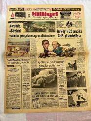 Milliyet Gazetesi- 24 Nisan 1977- Korutürk: birbirini vuranlar parçalanmaya mahkumdur- Sandık başına gitmeye 41 gün kaldı-