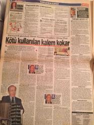 AKŞAM GAZETESİ ,16 EKİM 1995,TANSU ÇİLLER BAYRAM MERAL,OKTAY EKŞİ,BEŞİKTAŞ ,FENERBAHÇE,GALATASARAY,TARABZON,OĞUZ ÇETİN,VENİSON