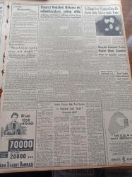 Yeni İstanbul Gazetesi - 28 Şubat 1956 - Makarios Amerikan Konsolosu İle Görüştü - Dün Krala Usulen İstifasını Veren Karamanlis Kabinesini Yeniden Teşkil Edecek - Büyük Millet Meclisinde Kalkınma Mevzuunda Tartışmalar - Başvekil Adnan Menderes - Ticaret Vekili Fahreddin Ulaş - İstanbul'da Örfi İdare Uzatılıyor - Yavuz Abadan - Kalp Cerrahisi Üstadı Profesör Beck Geliyor - Kolad Derneği - Fil Hamdi'nin Yeni Marifeti - Gog Yazan Giovanni Papini Yazı Dizisi - Rusya'da Komünist Partisi Riyaset Divanı Seçimleri - Vali Fahrettin Kerim Gökay'ın Pazar Nutku Gazetelere Yanlış Aksetmiş - Metro Projesi - Maclean Ve Burgess Bilmecesinin Hikayesi - Demiryollarımızın  Uzunluğu 7846 Kilometre -  Fenerbahçe Galatasaray Maçı Lig Müsabakalarının En Sonuna Kaldı - Fenerbahçeli Futbolcu Mehmet Ali Has - Film Yıldızı Ses Sanatkarı Necla İz - Çapamarka - Opon Ağrı Kesici - Puro Tuvalet Sabunları
