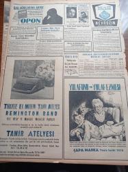 Yeni İstanbul Gazetesi - 1 Mart 1956 - Örfi İdare Üç Ay Uzatıldı - Bütçe Müzakerelerinin Son Gününde Sert Tenkidler - 19 Nisan'da Evlenecek Olan Monaco Prensi Rainier İle Sinema Yıldızı Grace Kelly - Sapanca Şilebinde Kurtulanlar - Eisenhower Tekrar Adaylığını Koyuyor - İstanbul Vilayet Ve Belediyesi Bugün Tekdiğerinden Ayrılıyor - Adnan Menderes - Gog Yazan Giovanni Papini Yazı Dizisi - 800 Bekar Genç Belçika'nın Bir Kasabasında Hayat Arkadaşı Arıyor - Cezayir Meselesi Hakkında Mollet'in İstediği Yetki - Troçki'nin Dul Eşi Kocasına İtibarının İade Edilmesi İçin Sovyetlere Müracaat Etti - T.C. Merkez Bankasının Finansmanları - Dünya Fütuhatı Rehberi - Üç Günlük Hikaye Bir Yabancıya Borç - Kız Lisesi Voleybol Maçları - Galatasaray Futbol Komitesi - Beşiktaş Kampa Giriyor - Türkiye'de İlk Modern Tamir Atelyesi Remington Rand - Viyanalı Şantöz Erika Holm