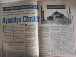 Sebil Haftalık Siyasi, Edebi, Tarihi, İlmi Gazetesi - 27 Mayıs 1977 - Sayı:74 - Ayasofya Camii İslam'ın Köhnemiş Hristiyanlığa Galebesinin Timsalidir - Sabah Namazıyla Kalk! - İlk Hitabe - Kadir Mısıroğlu - Ali Şükrü Bey - Şeriatçılığı Lanetleyenleri Beraat Ettiren Samimiyetsizler Cevap Vermelidir - Ahmed Selami - Bu Size Bir Mana İfade Etmiyor Mu? - Berlin'de Çalışan İşçilerimiz Şeriat Düşmanı CHP Namzedini Protesto Ettiler - Yahudi Davası ve Filistin - Ortadoğu'dan - Said Şamil - Zincirler Kırılacaktır - Altında M. Kemal'in İmzası Olan Kararname Kendi Yaptıkları Anayasa ve Kanunları İhlaldir - Ayasofya Camii'dir - Celal Bayar Hesap Vermeli - Selahaddin Es - Yortu, Festival ve Bayramlardan Seçimlere - İslam Yazısına Dair - Artvin de Coştu fotoğraf ve haberi - Tam Takım Gazete