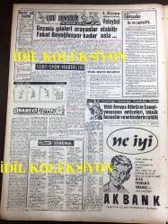 GÜNLÜK SPOR GAZETESİ - 7 EYLÜL 1958 - FENERBAHÇE Mİ İSTANBULSPOR MU? - SİRKECİ'DE DOĞUBANK İŞ HANINDA SATILIK ODALAR, TAPUSU ANAHTARI DERHAL TESLİM - KASIMPAŞA 4 - 1 BEYOĞLUSPOR - MERKEZ İSTİŞARE HEYETİ EKİM AYINDA TOPLANIYOR - BEYLERBEYİ, FERİKÖY'Ü ELEDİ - AKBANK REKLAMI - İDARECİ ŞABAN, MUVAKKAR EKREM TALU - SİNEMA, FİLM SAYFASI - GÜL KUPASI DÜN BAŞLADI - KÜREK BİRİNCİLİĞİNDE GALATASARAY FAVORİ - HASAN PAŞA FIRINI LALELİ - AT YARIŞLARI PROGRAMI, NETİCELERİ VE TAHMİNLERİ