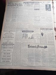 Vatan Gazetesi - 10 Ocak 1956 - Maarif Vekili Profesör Ahmet Özel Din Mevzuunda Başvekil Adnan Menderes İle Mutabıkım Diyor - İktisadi Devlet Teşekkülleri Teftiş Edilmeye Başlandı - Amerika'yı Bize Bağlayan Köprü Squibb Fabrikası - Şam'da Bağdat Paktı Aleyhinde Nümayişler Oldu - CHP Sinop Mebusu Nuri Sertoğlu - Cumhuriyet Halk Partisi Mecliste Radyoyu Şiddetle Tenkid Etti- Divan Oteli 16 Ocakta Açılıyor - Tanınmış İşadamı Vehbi Koç - Divan Oteli Hakkında İzahat Veren Nusret Tekül - Fırtınalı Gece Yazan Orhan Kemal Yazı Dizisi - Televizyon Yıldızı Sabrina'nın Çıplak Resimleri Londra'da Hadise Yarattı - Birinci İnönü Zaferi - Fahrettin Kerim Gökay Da Propaganda Filmi Çevirtiyor - İslam Tarihinde Düşünen Baş Hazreti Ali - Abdülbaki Gölpınarlı - Melek Sineması - Nevin Aypar Puro Tuvalet Sabunu'nu Tavsiye Ediyor - Cemiyet Hayatı - Fikret Arıcan Fenerbahçe'yi Bugün Çalıştırmaya Başlıyor - Gündüz Kılıç  Dün Hastaneden Çıktı