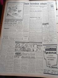 Vatan Gazetesi - 21 Kasım 1959 - Siyasal Bilgiler Fakültesi Dekanı Profesör Fehmi Yavuz Büyük Vilayetler Olması Taraftarı - CHP  Genel Sekreteri İsmail Rüştü Aksal Yarın Erzincan'a Gidecek - Tevfik İleri İle İmam Hatip Okulları İdarecileri Arasında Tartışma Oldu - Osman Bölükbaşı Tekrar Cumhuriyetçi Köylü Millet Partisi Genel Başkanı Oldu - Mareşal Eyüp Han Gitti - Yalova Kocadere Cinayeti Faili İçin 32 Ay Ceza İstendi - Duru Göl İlhan Tarus'un Romanı - Naim Tirali - İpana Okullar Arası Bilgi Yarışması Sunucu Orhan Boran - Sinema - Karikatür - Noyan Amca Dert Dinliyor - Hacı Ömer Sabancı'nın Hikayesi - Siyasal Bilgiler Fakültesinin 100. Yıldönümü - Devlet Tiyatrosu Provalarında Bir Ruh Gezdi - B Milli Futbol Takımımız Pakistan'a Gidiyor - Meşhur Fransız Futbol Münekkidi Can Bartu Dünya Karmasında Rahatça Oynayabilir Dedi - Arif Damar'ın Şiir Kitapları