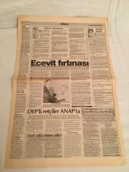 AKŞAM GAZATESİ,27 KASIM,1995 ,BAŞLADIK BİTİRELİM,TANSU ÇİLLER,CEMAL ÖZBİLEN,ECEVİT,MUHSİN YAZICIOĞLU,HAMZA,GALATASARAY,BURSASPOR,KARTAL,KÖRFEZ,VAN,TRABZON