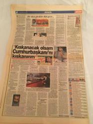 AKŞAM GAZATESİ,27 KASIM,1995 ,BAŞLADIK BİTİRELİM,TANSU ÇİLLER,CEMAL ÖZBİLEN,ECEVİT,MUHSİN YAZICIOĞLU,HAMZA,GALATASARAY,BURSASPOR,KARTAL,KÖRFEZ,VAN,TRABZON