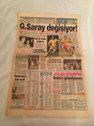 AKŞAM GAZATESİ,1 EYLÜL 1995,ANKARAYI SARSAN GAZETECİ,SIRPLAR,GOROSSMAN,İSMAİL HAKKI KARADAYI,TANSU ÇİLLER,GALATASARAY,KOCAELİ,FENERBAHÇE,SÜLEYMAN SEBA,