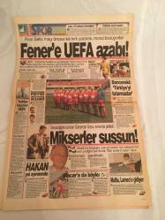 AKŞAM GAZATESİ,1 EYLÜL 1995,ANKARAYI SARSAN GAZETECİ,SIRPLAR,GOROSSMAN,İSMAİL HAKKI KARADAYI,TANSU ÇİLLER,GALATASARAY,KOCAELİ,FENERBAHÇE,SÜLEYMAN SEBA,