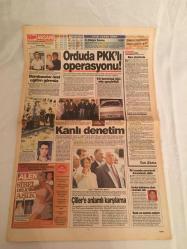 AKŞAM GAZATESİ,1 EYLÜL 1995,ANKARAYI SARSAN GAZETECİ,SIRPLAR,GOROSSMAN,İSMAİL HAKKI KARADAYI,TANSU ÇİLLER,GALATASARAY,KOCAELİ,FENERBAHÇE,SÜLEYMAN SEBA,
